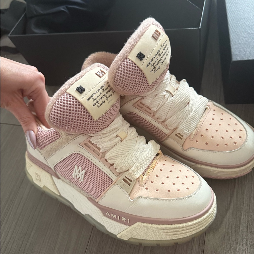 Pink Amiri women’s sneakers